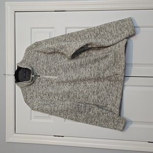 Wrangler George Strait Mens Size Large 1/4 Zip Pullover Oatmeal Heather Color